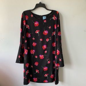 CeCe Cynthia Steffe Floral Bell Sleeve Dress 10
